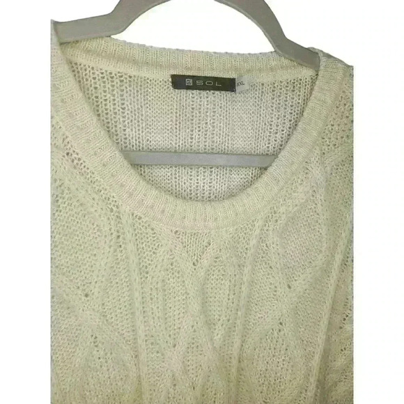 SOL Alpaca Knit Crewneck Sweater Size XXL - Picture 2 of 8